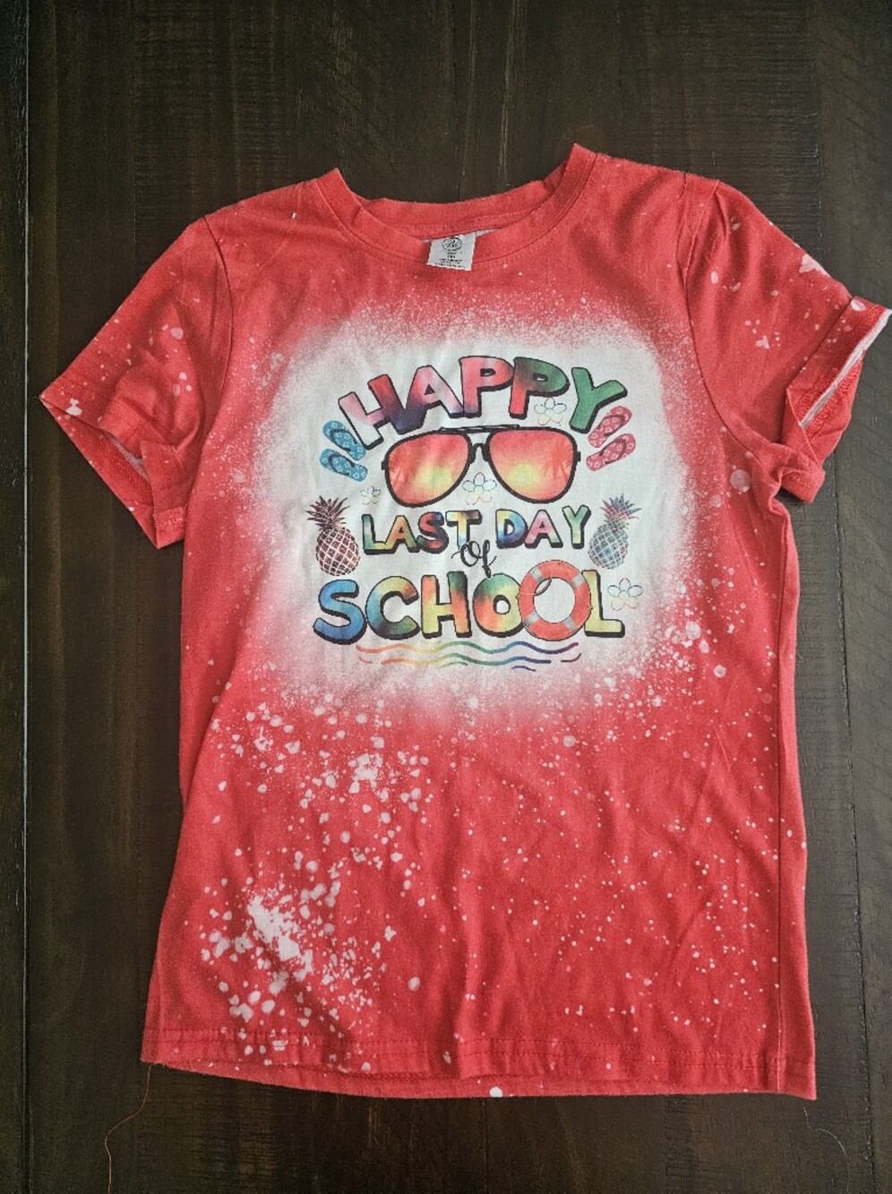 Kids' Red 'Happy Last Day of School' Graphic Tee
